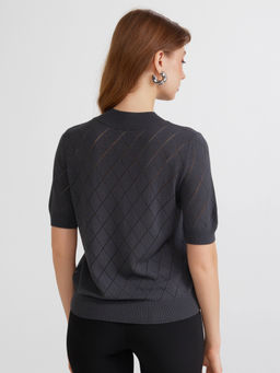 CONTE LDK24143 Джемпер женский graphite - Conte elegant фото 2