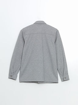 Uzun Kollu Dokulu Erkek ?ocuk G?mlek