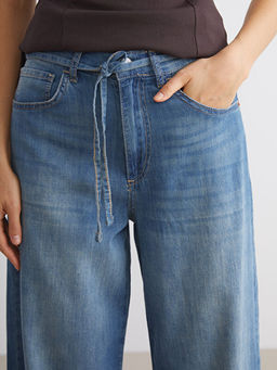 Beli Ku?akl? Wideleg Kad?n Jean Pantolon