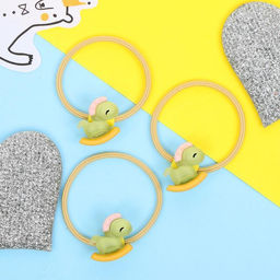 Цена за 6 шт. Резинки для волос «Кукусики», набор 3 шт., лошадки, 3 см, МИКС