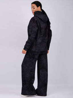Костюм Винтаж чёрный, футер начес (М) - Малина фото 10