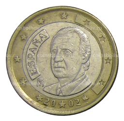 1 евро 2002 года Испания