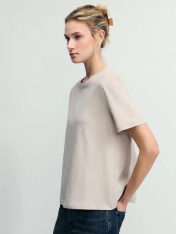 Базовая футболка из хлопка / Zarina фото 4