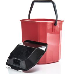 Ведро для мусора 10л с крышкой-совком - Полимербыт фото 2