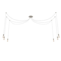 Светильник BayerLux «Паук», 6×40 Вт, E27, белый