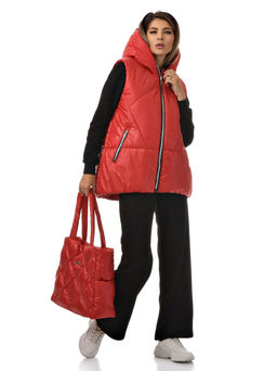 Утепленный жилет  oversize - А+б коллекция фото 7