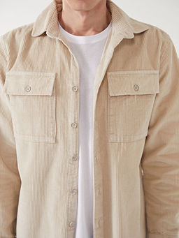 Rahat Kal?p Uzun Kollu Kadife Erkek G?mlek