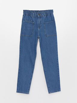 Paperbag K?z ?ocuk Jean Pantolon