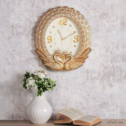 Часы настенные Павлины 41х47 см / 4514ZT /уп 12/ золото - Галеонтрейд фото 7