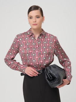 Блузка с принтом