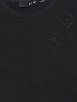 Bisiklet Yaka Nak??l? K?z ?ocuk Ti??rt - Waikiki фото 2