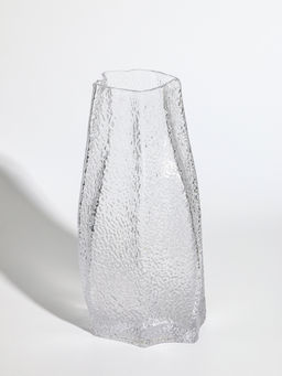 Ваза «Дженис», 25×12×8 см, стекло, прозрачная