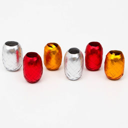 Лента упаковочная матовый металлик, МИКС, 0.5 см ? 10 м