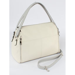 Сумка женская искусственная кожа ADEL-258/2в/ММ. 1отдел. плеч/ремень, бежевый/серый флотер 259117