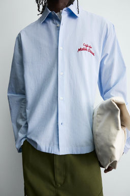 GRAPHIC STRIPED SHIRT - Zara фото 6