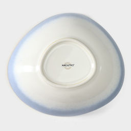 Салатник Magistro Пэвэти, 400 мл, d=15.3 см, фарфор, белый, голубой фото 3