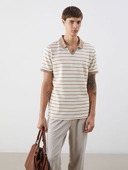 Polo Yaka ?izgili Erkek Ti??rt