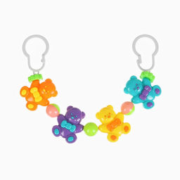 Растяжка «Веселые мишки» на коляску/кроватку, 4 игрушки, Крошка Я