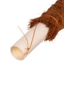 Опора для комнатных цветов, h=120 см, d=2.5 см, пластик, кокосовая оплётка, Greengo фото 8