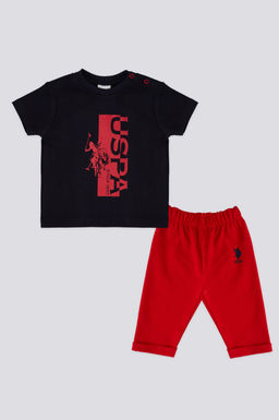 Комплект из 2 темно-синих футболок с короткими рукавами для маленьких мальчиков Неожиданная скидка в корзине