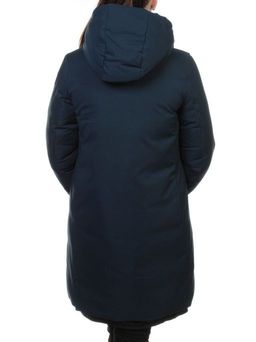 FT-17 DK. BLUE Пальто женское зимнее (синтепон) - Фабричный китай фото 6
