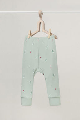 Crockid _ К 4718/зеленая лилия,ландыши брюки яс