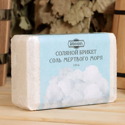 Соляной брикет «Соль Мертвого моря» 1.35 кг «Добропаровъ»
