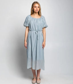 Платье #КТ6185, серо-голубой