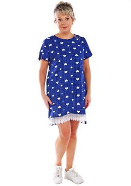 Платье Устина сердце синее