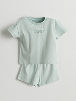 Basic Erkek Bebek Ti??rt ve ?ort 2li