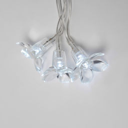 ULD-S0700-050/DTA WHITE IP20 WHITE SAKURA Гирлянда светодиодная с контроллером Сакура белая, 50 светодиодов, 7 м, белая,IP20,провод прозрачный