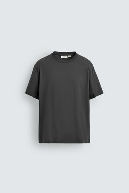 CAMISETA MEDIUM WEIGHT REGULAR FIT ORIGINS / Carb?n - Zara фото 6