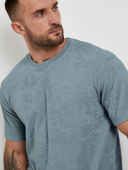 Костюм мужской махра АНТОНИО СЕРО-ГОЛУБОЙ - Domtrik Домашний трикотаж фото 3