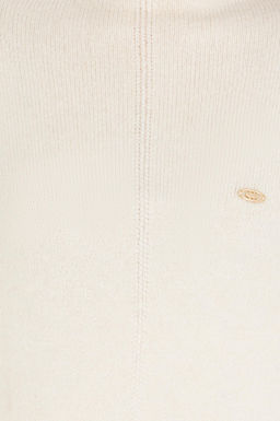 U. S. Polo Assn Женское трикотажное платье кремового меланжевого цвета - U.s. polo assn фото 5