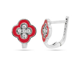 Серьги, эмаль, Тсд67р