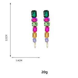 Серьги длинные на гвоздиках RADA Accessories