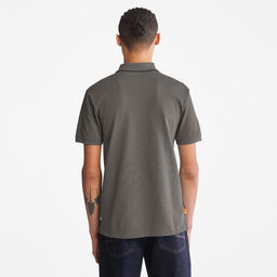 Мужские поло с коротким рукавом Timberland Polo Jacquard YD серая  фото 2