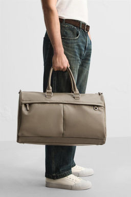 TEXTURED TRAVEL SUITCASE - Zara фото 4