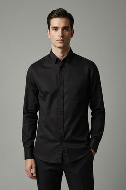 TRENDYOL MAN Mavi Regular Fit Oxford Kolay Utulenebilir Erkek Gomlek TMNSS25GO00079