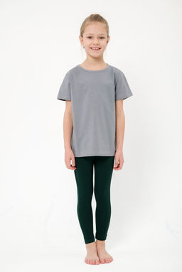 Футболка подростковая из кулирки серая - Амадэль фото 8