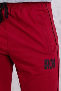 Брюки спортивные 
 3.MM116B-бордовый
