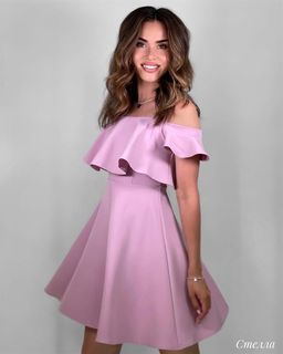 Платье Стелла Bordo (пыльная роза)