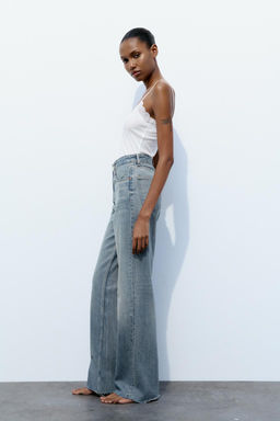 TRF WIDE-LEG HIGH-WAIST JEANS - Zara фото 13