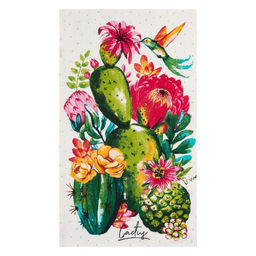 Полотенце кухонное Кактусы 35х60 см - Доляна фото 2