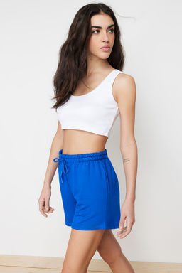 Antrasit Beli Lastikli Basic Yumusak Tuseli Orme Sort & Bermuda TWOSS24SR00042 - Trendyolmilla фото 12