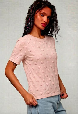 футболка с сердечками 100% хлопок - Knitka wear фото 11