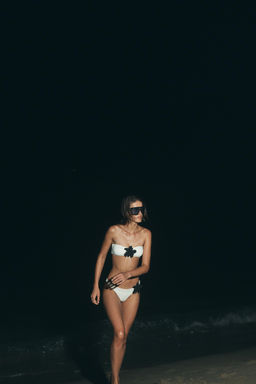 FLORAL BANDEAU BIKINI TOP - Zara фото 7