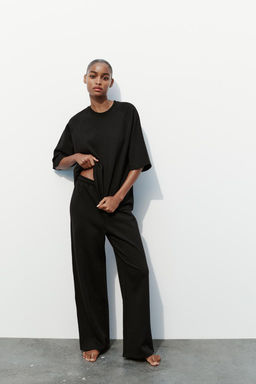 INTERLOCK OVERSIZE T-SHIRT - Zara фото 9