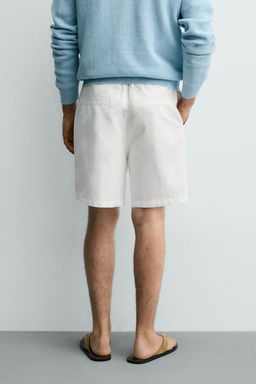 TEXTURED JOGGER BERMUDA SHORTS - Zara фото 20