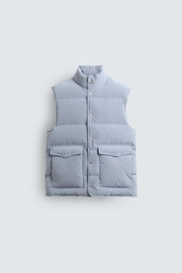 100% DOWN PUFFER GILET - Zara фото 7